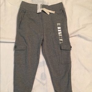 Boys Gray Cargo Jogger Pants Brand New